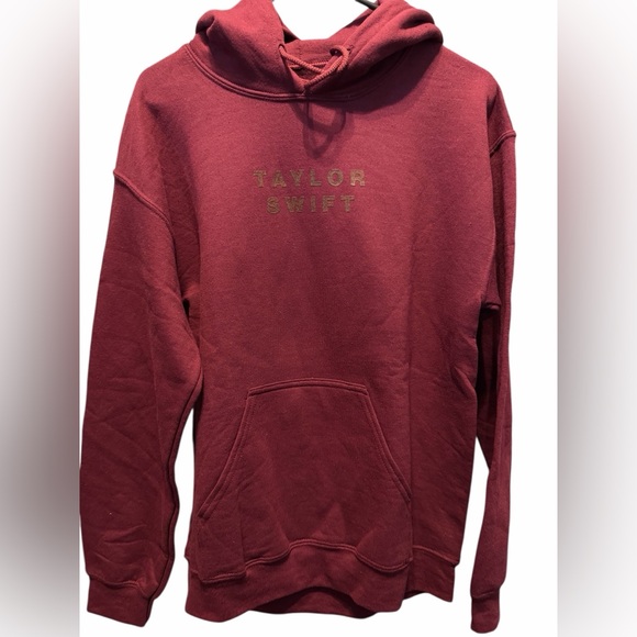Taylor Swift Tops - Taylor Swift Hoodie SMALL BURGUNDY NEW
